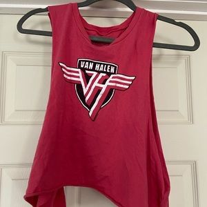 Van Halen Red Crop Tee
